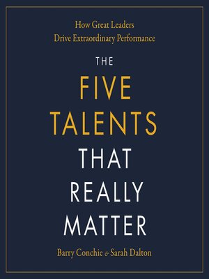 cover image of The Five Talents That Really Matter